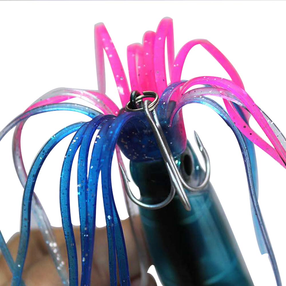 Amazon | カジキ イカ 型 ルアー マグロ 6カラー 釣り ルアー セット